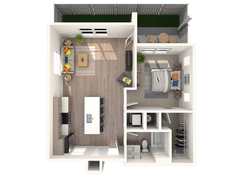 Floor Plan A_Bloom_Apartments in North Phoenix